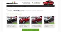 Desktop Screenshot of mates-auto.cz