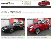 Tablet Screenshot of mates-auto.cz